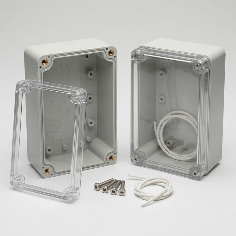 11-4T Clear Cover Plastic Enclosure